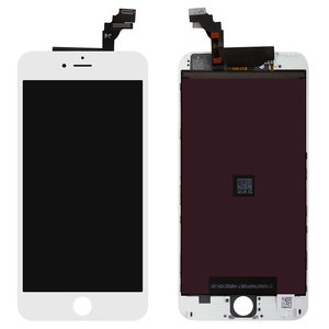 Дисплей для iPhone 6 Plus, білий, з рамкою, Copy, tianma