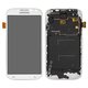 Дисплей для Samsung I9500 Galaxy S4, белый, с регулировкой яркости, с рамкой, Сopy, (TFT)