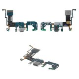 Шлейф для Samsung G955F Galaxy S8 Plus, конектора зарядки, з мікрофоном, Original (PRC)