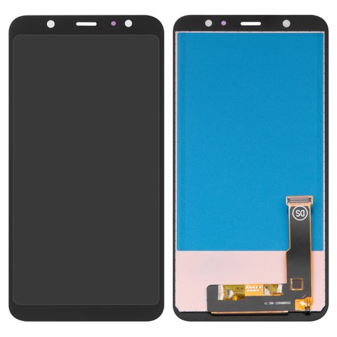 Дисплей для Samsung A605 Dual Galaxy A6+ 2018 , черный, с регулировкой яркости, Best copy, без рамки, Сopy, TFT 