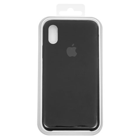 Чехол для iPhone X, iPhone XS, черный, Original Soft Case, силикон, black 18 