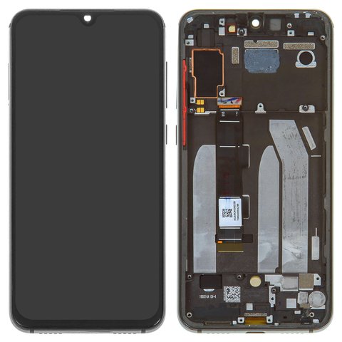 Дисплей для Xiaomi Mi 9 SE, черный, с рамкой, Оригинал переклеено стекло , M1903F2G