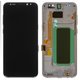Дисплей для Samsung G955 Galaxy S8 Plus, серебристый, с рамкой, High Copy, (OLED)