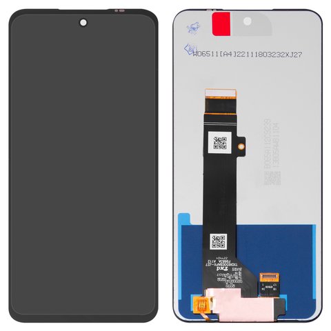 Дисплей для Motorola Moto G13, черный, без рамки, Original PRC 