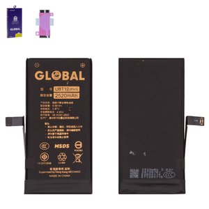 Акумулятор Mechanic для Apple iPhone 12 mini, Li Polymer, 3,8 В, 2520 мАг, збільшена ємність, original IC