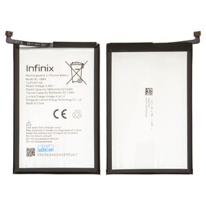 Акумулятор BL 58BX для Infinix Hot 11 Play, Hot 12 Play X6817, X6816 , Hot 9 Play X680 , Li Polymer, 3,85 B, 6000 мАг, Original PRC 