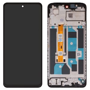 Дисплей для Oppo A3 CPH2669 , A3x CPH2641 , чорний, з рамкою, Original PRC 