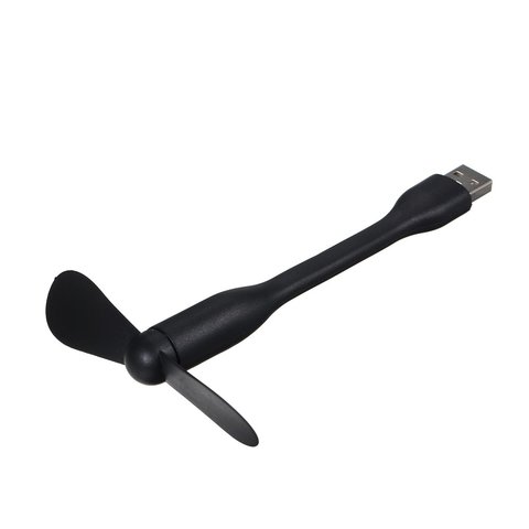 Вентилятор Mini, чорний, мобільний, USB тип A