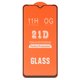 Захисне скло для Xiaomi Redmi 8, Redmi 8A, сумісне з чохлом, Full Glue, (без упаковки), чорний
