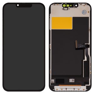Дисплей для iPhone 13 Pro, чорний, з рамкою, Copy, TFT , ZY, LTPS FHD