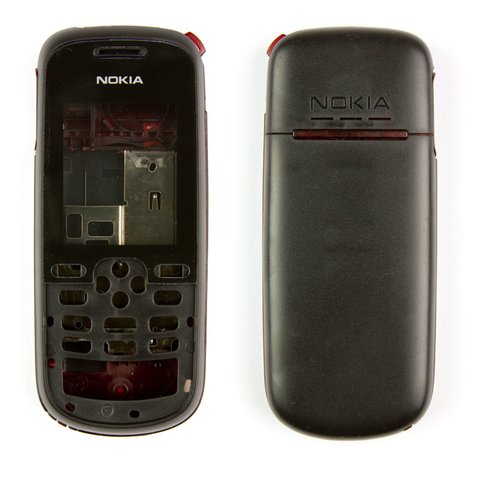 Carcasa puede usarse con Nokia 1661, High Copy, negro, juego completo
