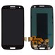 LCD compatible with Samsung I747 Galaxy S3, I9300 Galaxy S3, I9300i Galaxy S3 Duos, I9301 Galaxy S3 Neo, I9305 Galaxy S3, R530, (black, without frame, original (change glass) )