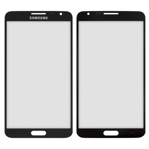 Housing Glass compatible with Samsung N7502 Note 3 Neo Duos, black 