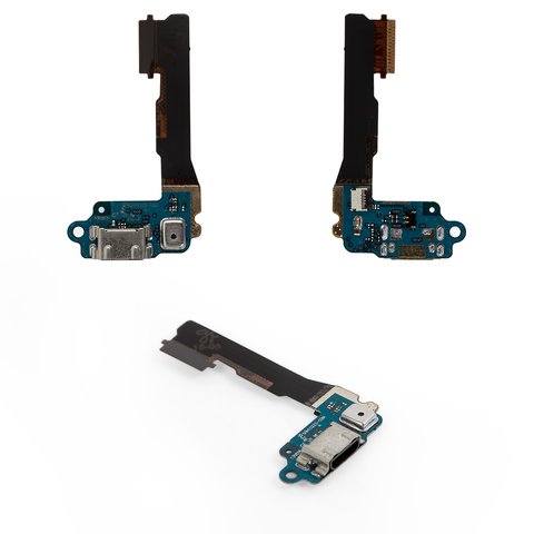 Flat Cable compatible with HTC One mini 601n, microphone, charge connector, with components 