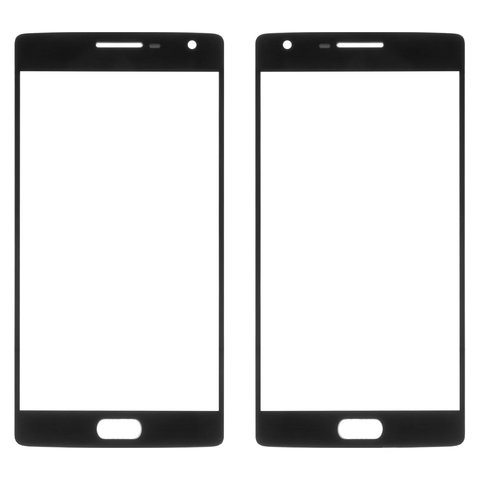 Housing Glass compatible with OnePlus 2, black 