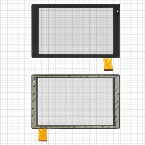 Сенсорный экран для China Tablet PC 10,1"; Archos 101b Oxygen, черный, 259 мм, 50 pin, 160 мм, емкостный, 10,1", #HXD 1076 V4.0 HXD 1076 V3.0