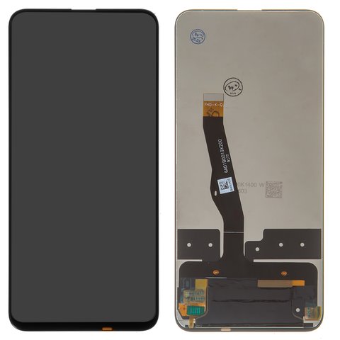 Дисплей для Huawei P Smart Z, черный, без рамки, Оригинал переклеено стекло 