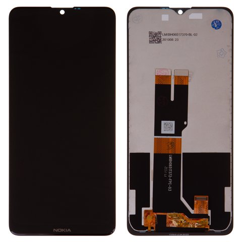 Pantalla LCD puede usarse con Nokia 2.4, negro, sin marco, High Copy
