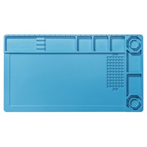 Alfombrilla aislante Mechanic V53, antiestático, 380 mm, 210 mm, con secciones