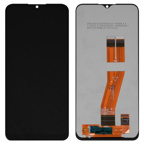 LCD compatible with Samsung A025G Galaxy A02s, M025 Galaxy M02s, black, Best copy, without frame, Copy, 163x72,5 mm  