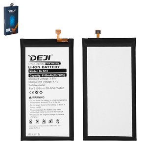 Battery Deji EB BG975ABE compatible with Samsung G975 Galaxy S10 Plus, Li ion, 3.85 V, 4100 mAh 