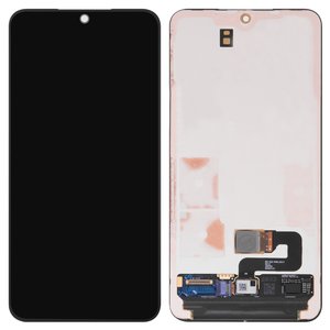 LCD compatible with Samsung S901B Galaxy S22 5G, black, without frame, original change glass 
