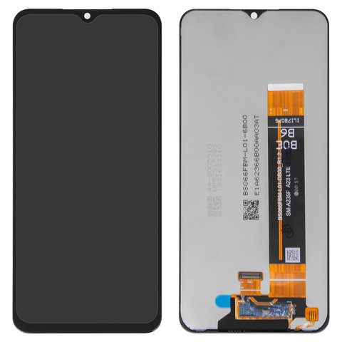 LCD compatible with Samsung A235 Galaxy A23, black, without frame, original change glass 