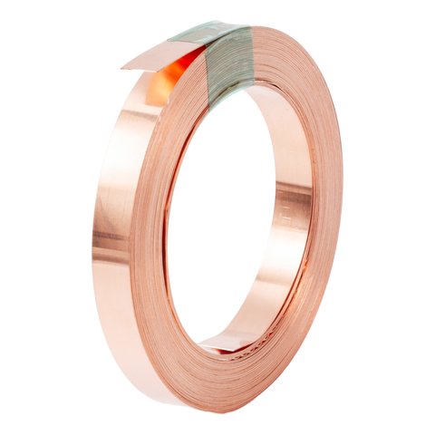 Cinta de cobre para soldar baterías, 0.2 mm, 8 mm, 10 m