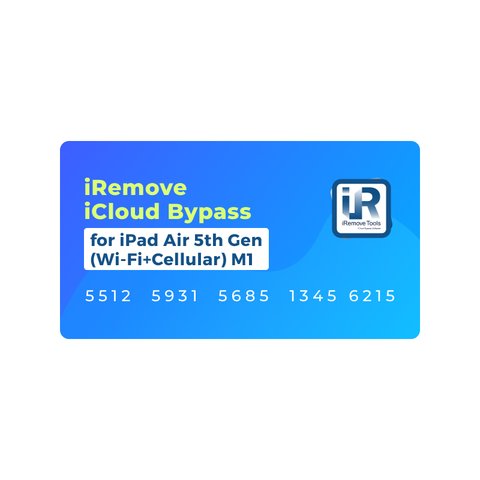 iRemove iCloud Bypass para iPad Air 5th Gen Wi Fi+Cellular  M1