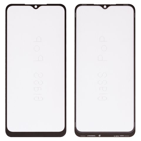 Housing Glass G+OCA PRO compatible with Samsung A042 Galaxy A04e, with OCA film, black 