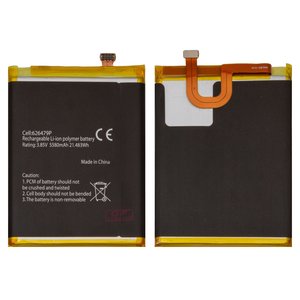 Battery 626479P compatible with Blackview BV9600, BV9600 Pro, Li ion, 3.85 V, 5580 mAh, Original PRC  