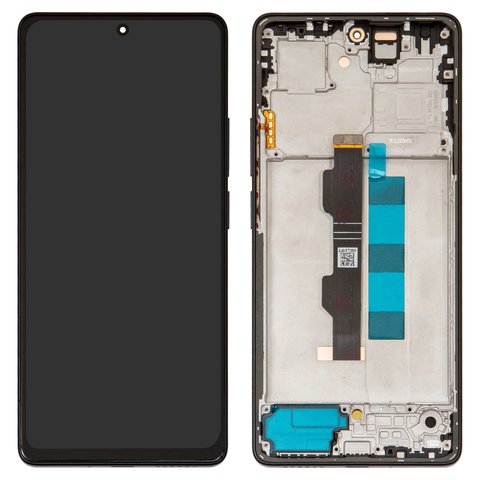 Дисплей для Xiaomi Poco M6 Pro 4G, Redmi Note 13 Pro 4G, Redmi Note 14S, черный, с рамкой, High Copy, OLED 