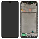 Дисплей для Samsung A166 Galaxy A16 5G, черный, с рамкой, Оригинал (переклеено стекло)