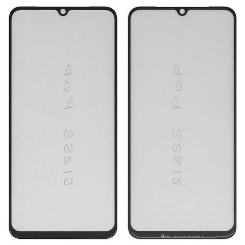 Housing Glass G+OCA PRO compatible with Vivo V20, V20 2021 , V21E, V23E, V23E 5G, with OCA film, black 