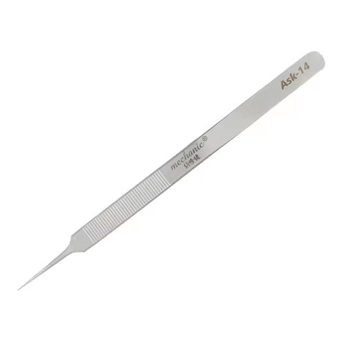 Mounting Tweezers Mechanic Ask 14, straight, 160 mm 