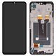 LCD compatible with ZTE Nubia Gaming Neo 5G, Nubia Neo (8150N), (black, with frame, High Copy)