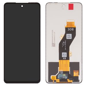Pantalla LCD puede usarse con Tecno Pop 8, Spark 20 KJ5 , Spark 20C BG7 , Spark Go 2024  BG6 ; Infinix Hot 40i X6528B , Smart 8 X6525 , negro, sin marco, Copy, BV066G3M L0A XM00