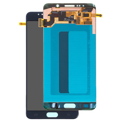 LCD compatible with Samsung N9200 Galaxy Note 5, N920C Galaxy Note 5, N920F Galaxy Note 5, dark blue, without frame, Original PRC , original glass 