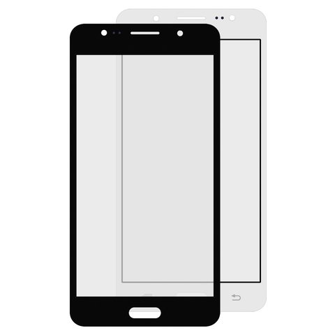 Housing Glass compatible with Samsung J510F Galaxy J5 2016 , J510FN Galaxy J5 2016 , J510G Galaxy J5 2016 , J510M Galaxy J5 2016 , J510Y Galaxy J5 2016 , white 
