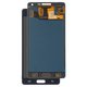 LCD compatible with Samsung A500 Galaxy A5, (black, without adjustment of light, without frame, Copy, (TFT))
