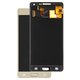 LCD compatible with Samsung A500 Galaxy A5, (golden, with light adjustable, Best copy, without frame, Copy, (TFT))