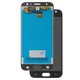 LCD compatible with Samsung J330 Galaxy J3 (2017), (black, with light adjustable, Best copy, without frame, Copy, (TFT))
