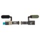 Flat Cable compatible with HTC 10 Lifestyle, (menu button, black, with components)