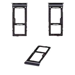 SIM Card Holder compatible with Samsung M526 Galaxy M52, black 
