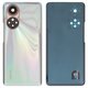 Housing Back Cover compatible with Huawei Honor 50; Samsung, (gray, with camera lens, frost crysta)