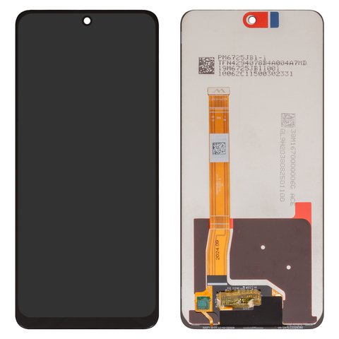 LCD compatible with Realme 10 Pro 5G, C55, black, without frame, High Copy, PM6725JB1, RMX3710, RMX3663, RMX3660, RMX3661