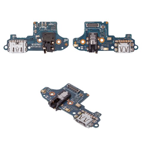 Flat Cable compatible with Realme 3, 3i, headphone connector, charge connector, with microphone, Copy, charging board