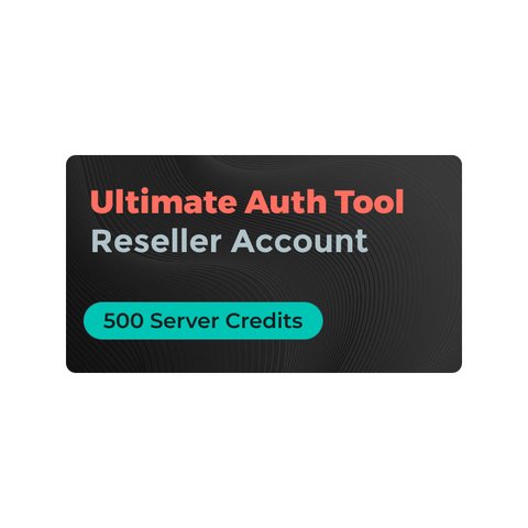 Аккаунт реселера Ultimate Auth Tool 500 серверных кредитов 