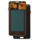 Pantalla LCD puede usarse con Samsung J700 Galaxy J7, negro, con ajuste de brillo, Best copy, sin marco, Copy, (TFT)