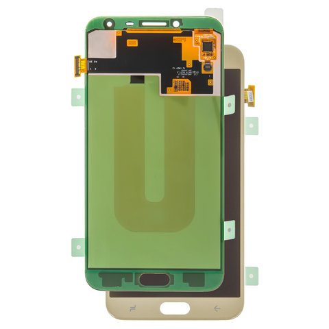 Pantalla LCD puede usarse con Samsung J400 Galaxy J4 2018 , dorado, sin marco, Original, empaque industrial, #GH97 21915B